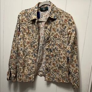 Orvis medium Multicolor Floral Shirt long sleeve button up